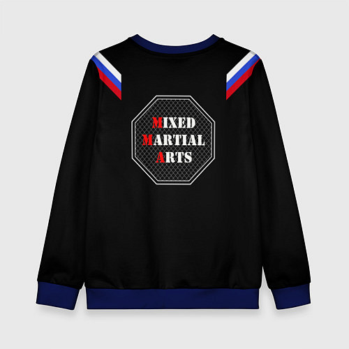 Детский свитшот MMA Russia / 3D-Синий – фото 2