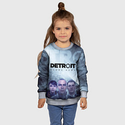 Свитшот детский Detroit: Become Human, цвет: 3D-меланж — фото 2