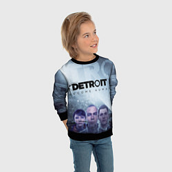 Свитшот детский Detroit: Become Human, цвет: 3D-черный — фото 2