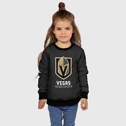 Свитшот детский Vegas: Golden Knights, цвет: 3D-черный — фото 2