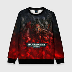Свитшот детский Warhammer 40000: Dawn Of War, цвет: 3D-черный