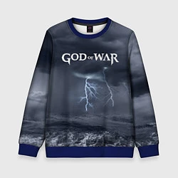 Свитшот детский God of War: Storm, цвет: 3D-синий