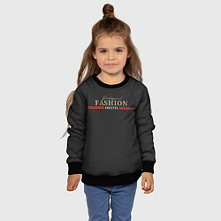 Свитшот детский Fashion Addicted, цвет: 3D-черный — фото 2