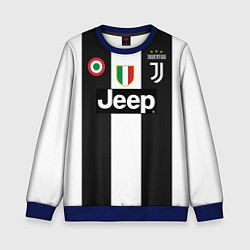 Свитшот детский FC Juventus 18-19, цвет: 3D-синий