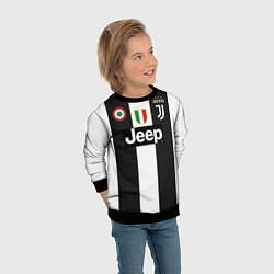Свитшот детский FC Juventus 18-19, цвет: 3D-черный — фото 2