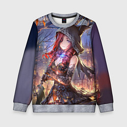 Свитшот детский Ярость Бахамута, цвет: 3D-меланж