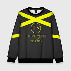 Детский свитшот Twenty One Pilots: Yellow Lines