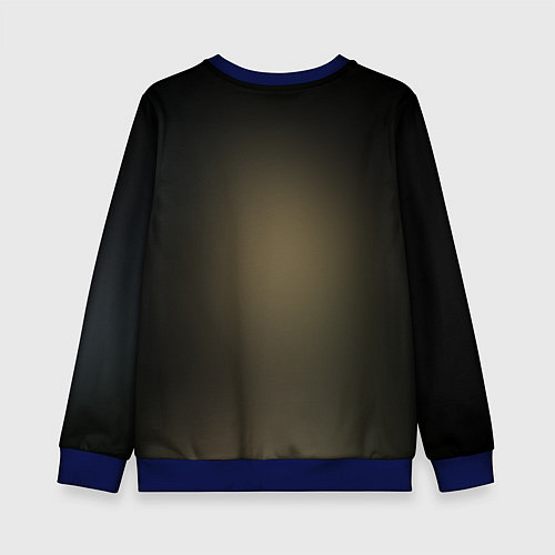Детский свитшот Армированный шлем / 3D-Синий – фото 2