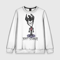 Свитшот детский Don't Starve, цвет: 3D-белый