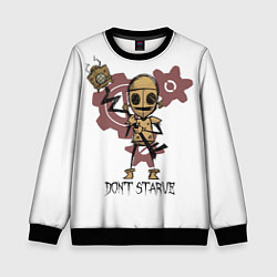 Свитшот детский Don't Starve: WX-78, цвет: 3D-черный