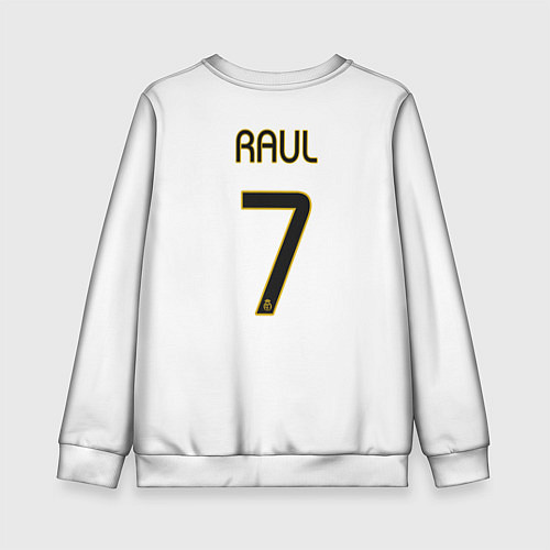 Детский свитшот FC Real Madrid: Raul Retro / 3D-Белый – фото 2