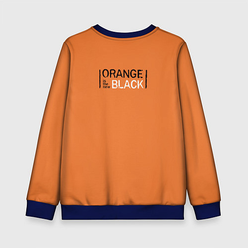 Детский свитшот Orange is the New Black / 3D-Синий – фото 2