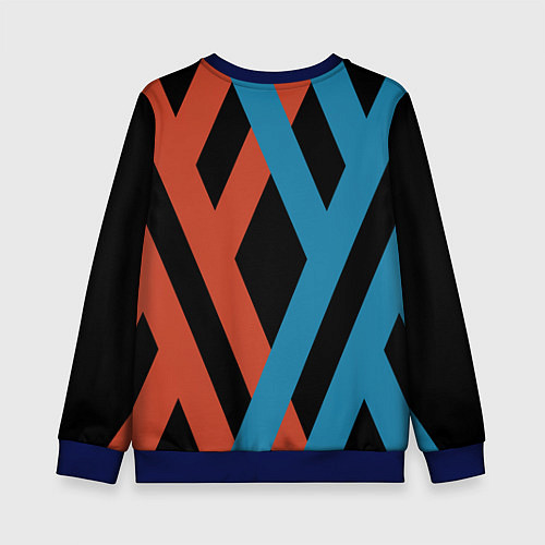 Детский свитшот Darling in the Franxx / 3D-Синий – фото 2