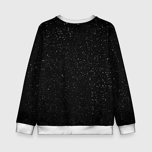 Детский свитшот TOP: Black Space / 3D-Белый – фото 2