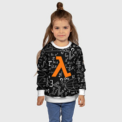 Свитшот детский HL: Lambda, цвет: 3D-белый — фото 2