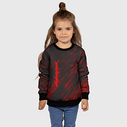 Свитшот детский Cyberpunk 2077: Red Breaks, цвет: 3D-черный — фото 2
