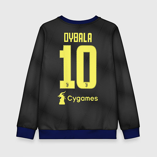 Детский свитшот Dybala 18-19 alternative / 3D-Синий – фото 2