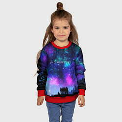 Свитшот детский No Man's Sky: Space Vision, цвет: 3D-красный — фото 2