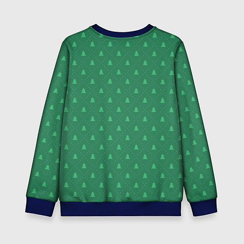 Детский свитшот Оливье неси / 3D-Синий – фото 2