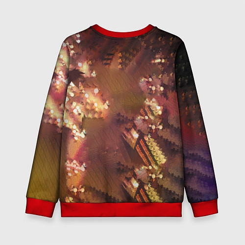 Детский свитшот Моя геройская академия / 3D-Красный – фото 2