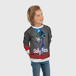 Свитшот детский Sally Face: Rock Star, цвет: 3D-белый — фото 2