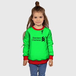 Свитшот детский Liverpool: Alisson GK 18-19, цвет: 3D-красный — фото 2