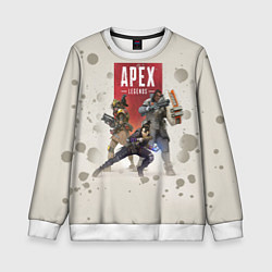 Свитшот детский Apex Legends, цвет: 3D-белый