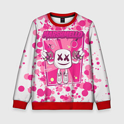 Детский свитшот Marshmello: Pink Fashion