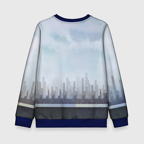 Детский свитшот Моя Геройская Академия / 3D-Синий – фото 2