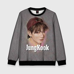 Свитшот детский BTS JungKook, цвет: 3D-черный