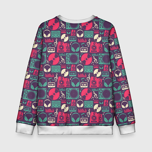 Детский свитшот Marshmello DJ / 3D-Белый – фото 2