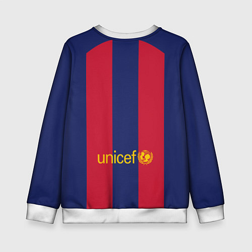 Детский свитшот Barcelona home v2 19-20 / 3D-Белый – фото 2