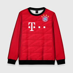 Свитшот детский FC Bayern: Lewandowski Home 19-20, цвет: 3D-черный