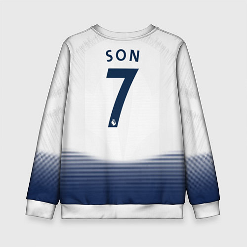 Детский свитшот FC Tottenham: Son Home 18-19 / 3D-Белый – фото 2