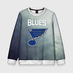 Свитшот детский St Louis Blues, цвет: 3D-белый