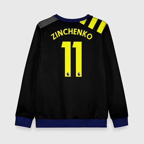 Детский свитшот Zinchenko away 19-20 / 3D-Синий – фото 2