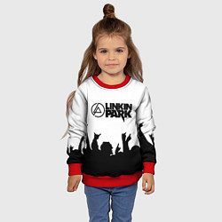 Свитшот детский LINKIN PARK, цвет: 3D-красный — фото 2