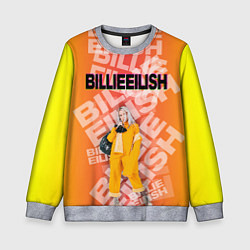 Детский свитшот Billie Eilish: Yellow Mood