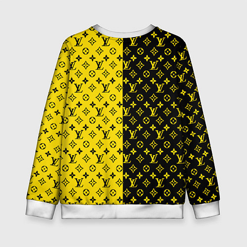 Детский свитшот BILLIE EILISH x LV Yellow / 3D-Белый – фото 2