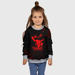 Свитшот детский АлисА, цвет: 3D-меланж — фото 2