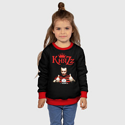 Свитшот детский Князь, цвет: 3D-красный — фото 2