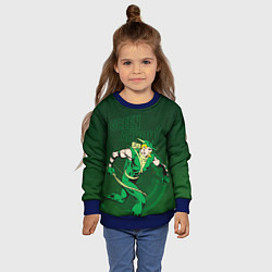 Свитшот детский Green Arrow, цвет: 3D-синий — фото 2