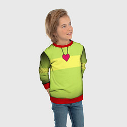 Свитшот детский UNDERTALE CHARA, цвет: 3D-красный — фото 2