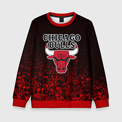 Свитшот детский CHICAGO BULLS, цвет: 3D-красный