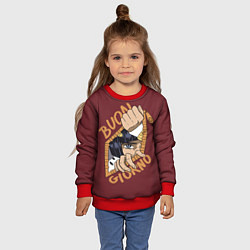Свитшот детский Приключения ДжоДжо, цвет: 3D-красный — фото 2