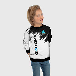 Свитшот детский DETROIT BECOME HUMAN, цвет: 3D-черный — фото 2