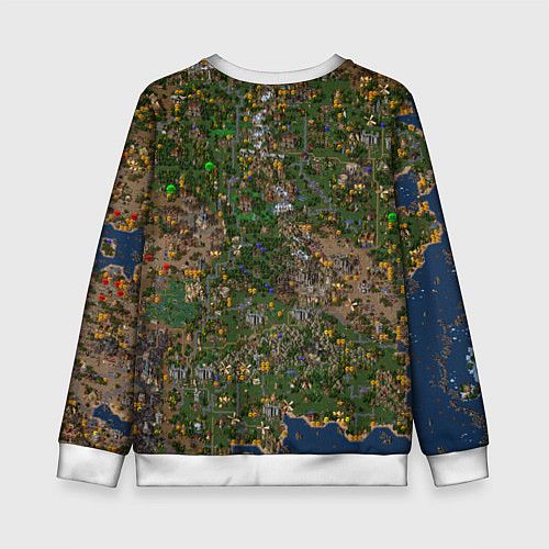 Детский свитшот Карта в Heroes 3 / 3D-Белый – фото 2