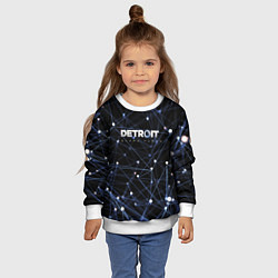 Свитшот детский Detroit:Become Human Exclusive, цвет: 3D-белый — фото 2