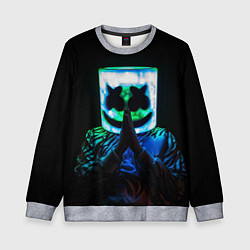 Свитшот детский Marshmello, цвет: 3D-меланж