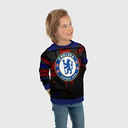 Свитшот детский Chelsea, цвет: 3D-синий — фото 2